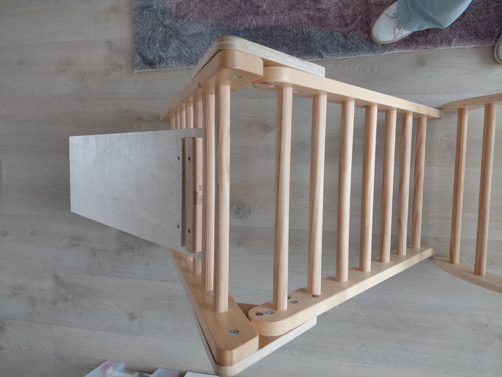 Klimrek binnen, Ophalen, Minder dan 2 meter