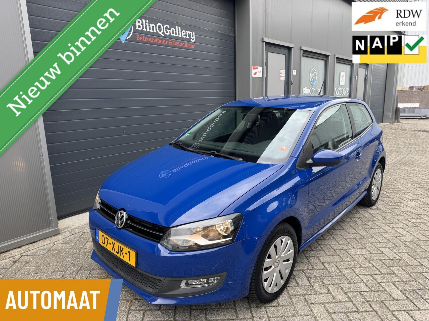 Volkswagen Polo 1.2 TSI Comfortline|Automaat|Airco|Carplay, Auto's, Euro 5, 4 cilinders, Verwarmde buitenspiegels, Blauw