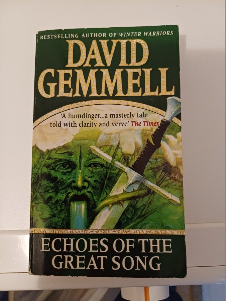David Gemmell Echoes of the great Song, Ophalen, Zo goed als nieuw, David Gemmell