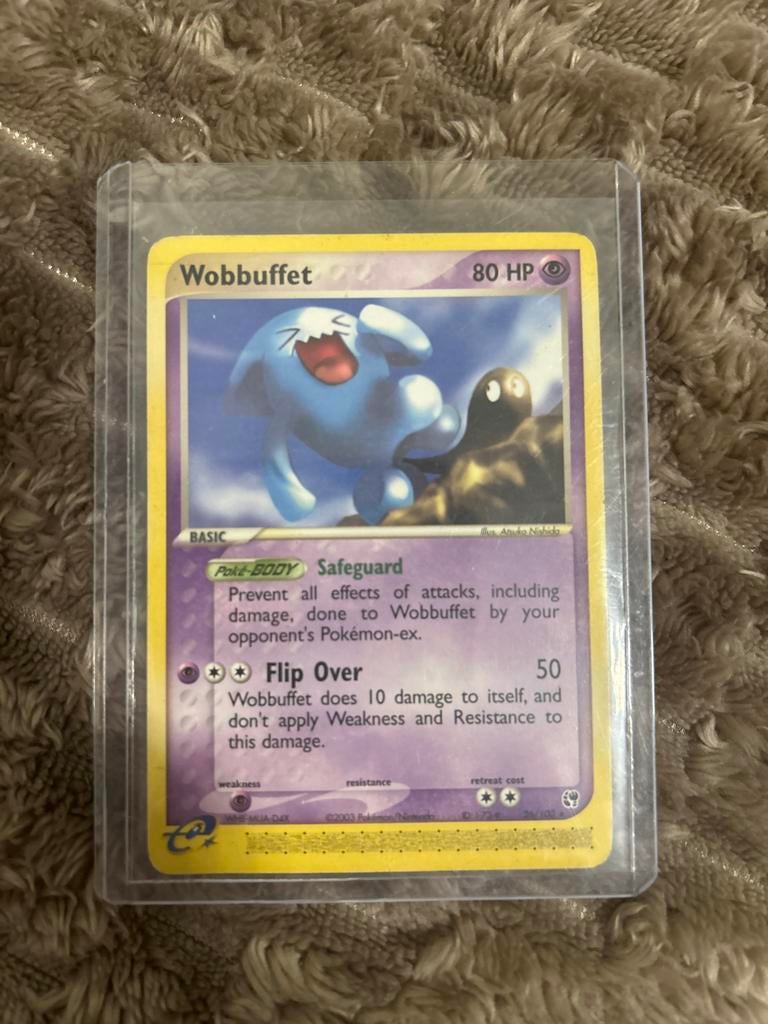 Pokemon kaart Wobbuffet 26/100 EX Sandstorm, Ophalen of Verzenden, Zo goed als nieuw, Losse kaart