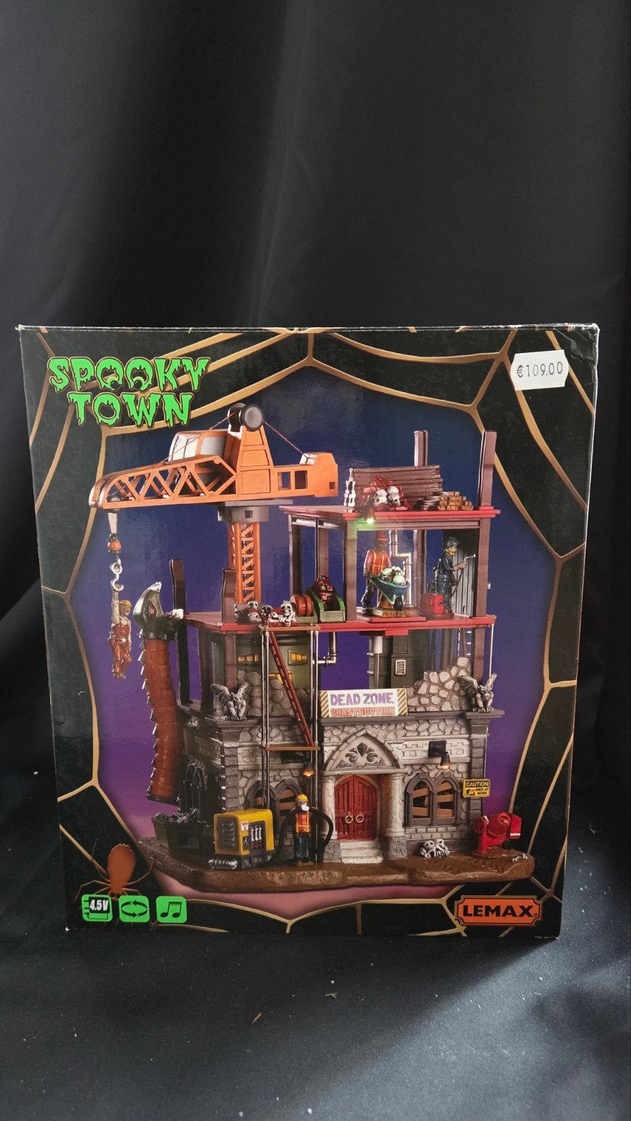 Lemax Spooky Town Dead Zone Construction Halloween, Verzamelen, Overige Verzamelen, Zo goed als nieuw, Ophalen of Verzenden