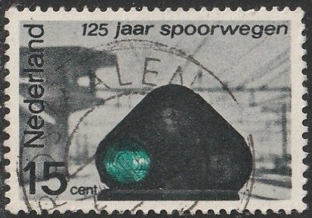 Nederland 1964 818 Spoorwegjubileum 15c, Gest Rosmalen, Postzegels en Munten, Postzegels | Nederland, Ophalen of Verzenden, Na 1940