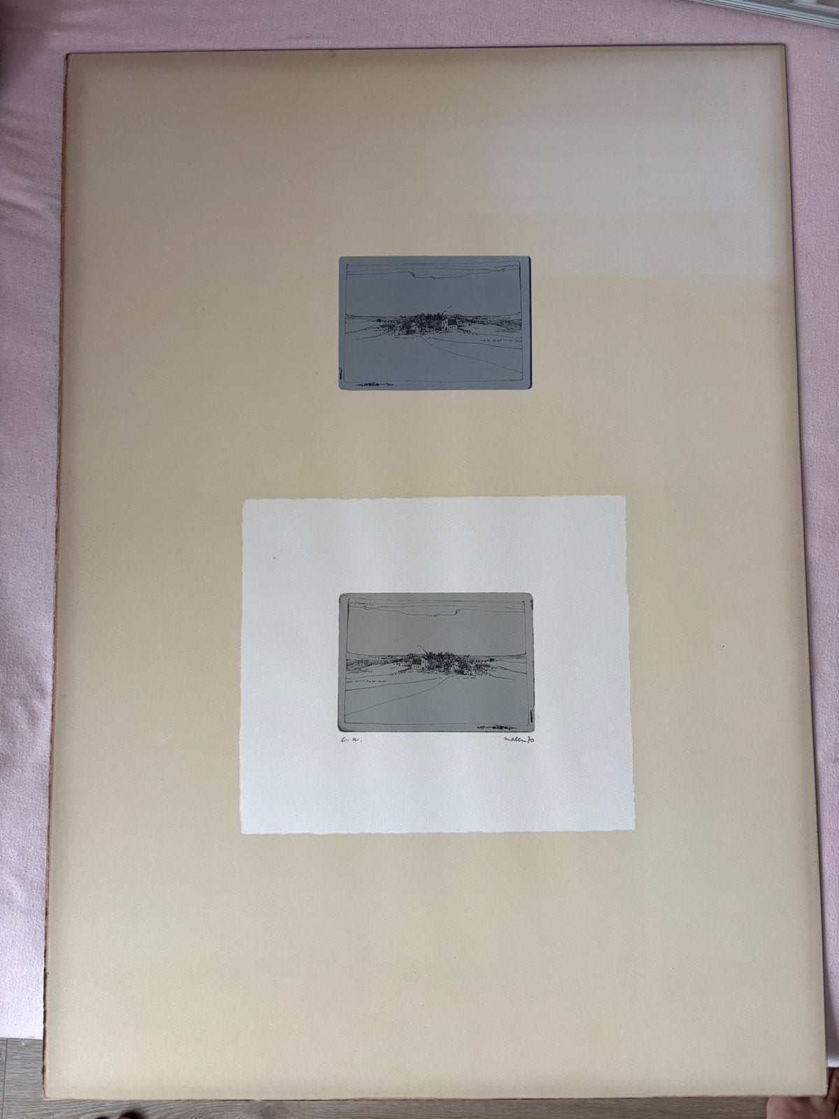 Willem van Malsen - Ets - Litho - 1970 - EA, Gelimiteerde oplage, Ophalen of Verzenden, Lithografie