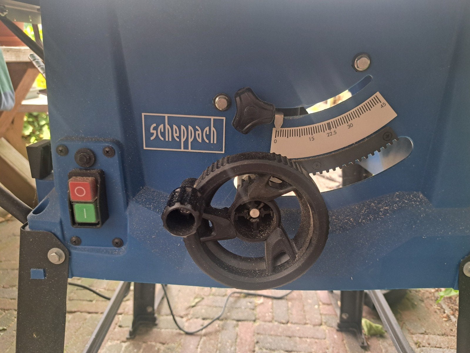 Scheppach HS100S Tafelzaag, Ophalen, Gebruikt, Cirkelzaag, 1200 watt of meer