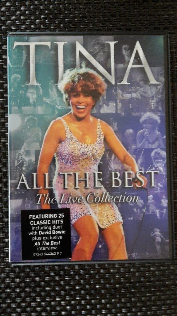 DVD Tina Turner - Tina All the Best - The Live Collection, Alle leeftijden, Ophalen of Verzenden, Zo goed als nieuw