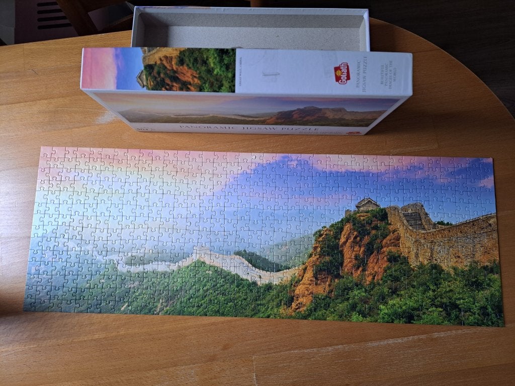 Leg puzzel 504 stukjes, Ophalen, 500 t/m 1500 stukjes, Zo goed als nieuw, Legpuzzel