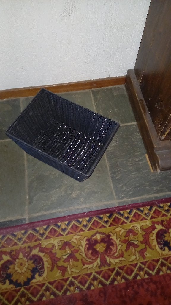 mand, Ophalen of Verzenden, Gebruikt, Rechthoekig, Overige materialen