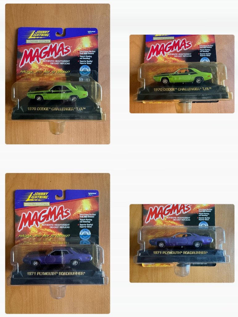 Johnny Lightning Magmas Dodge Challenger Plymouth Roadrunner, Hobby en Vrije tijd, Modelauto's | 1:43, Ophalen of Verzenden, Zo goed als nieuw