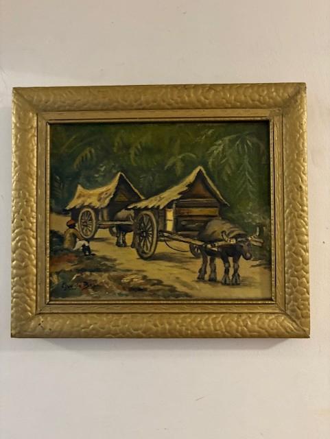 Schilderij olieverf op canvas, gesigneerd CJW de Best, Ophalen of Verzenden