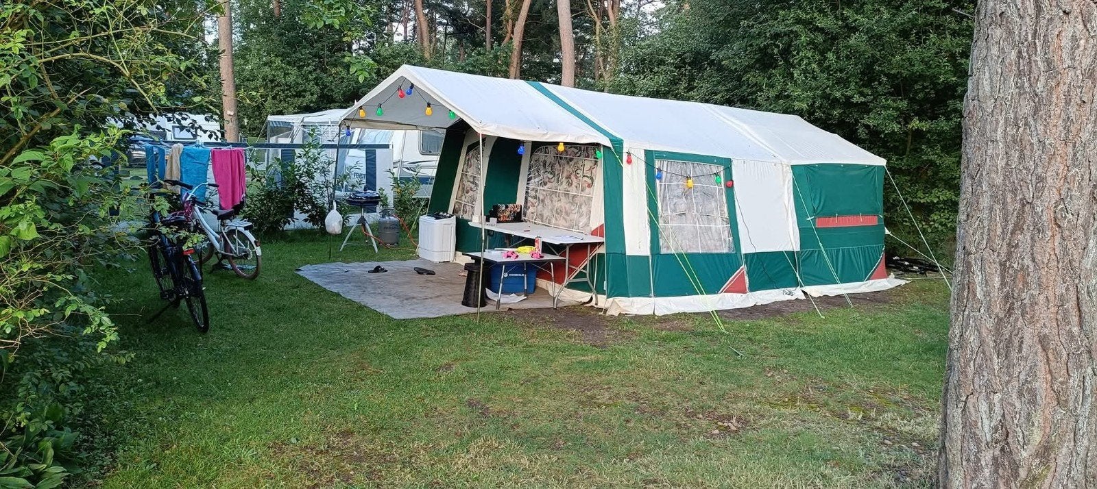 Complete Jamet Louisiana (2002) Incl. tussenstuk, luifel, Caravans en Kamperen, Tenten, Ophalen, Tot en met 6