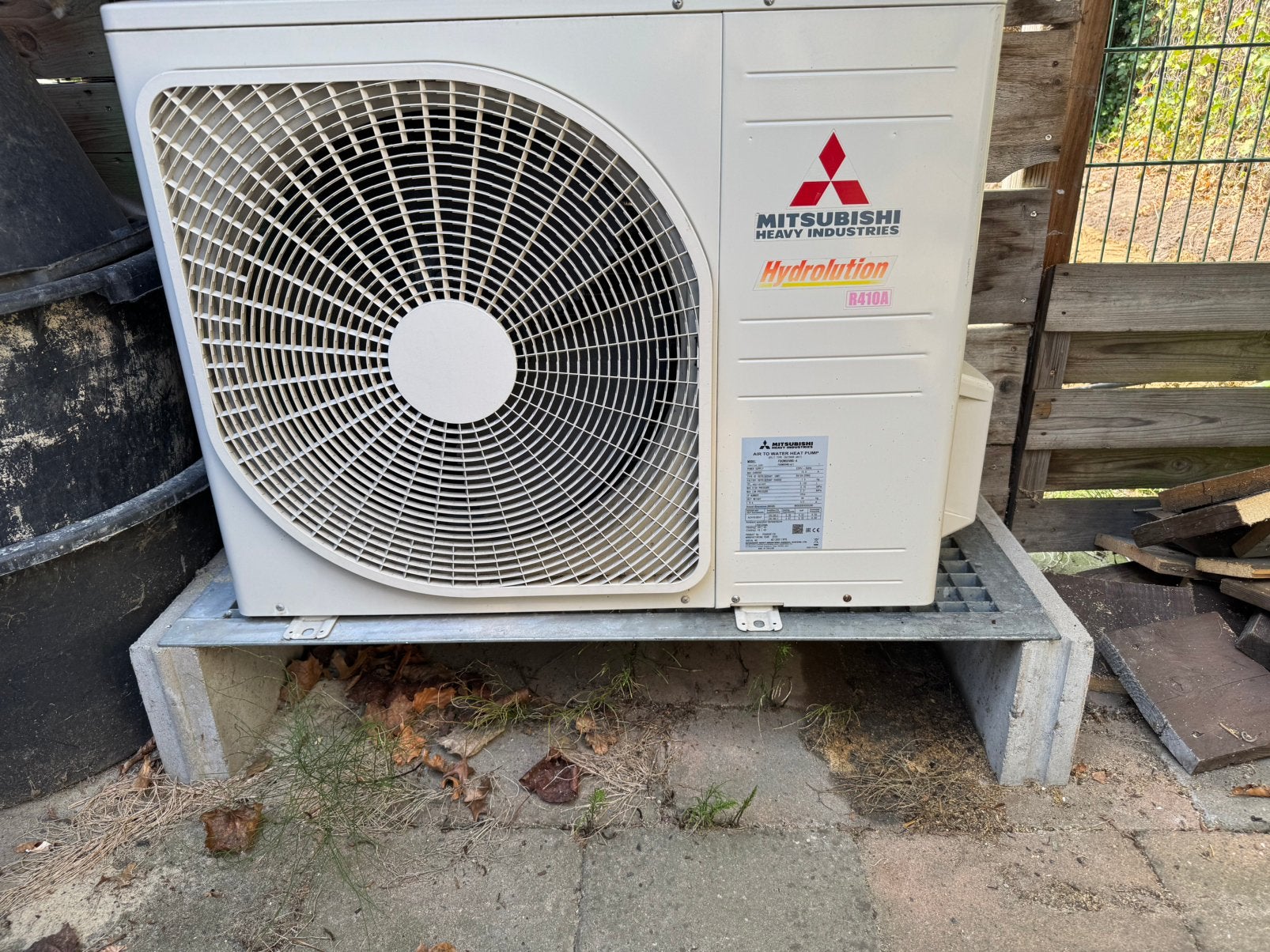 mitsubishi warmtepomp fdcw60vnx-a, Ophalen, 30 tot 80 cm, Overige typen, Minder dan 60 cm