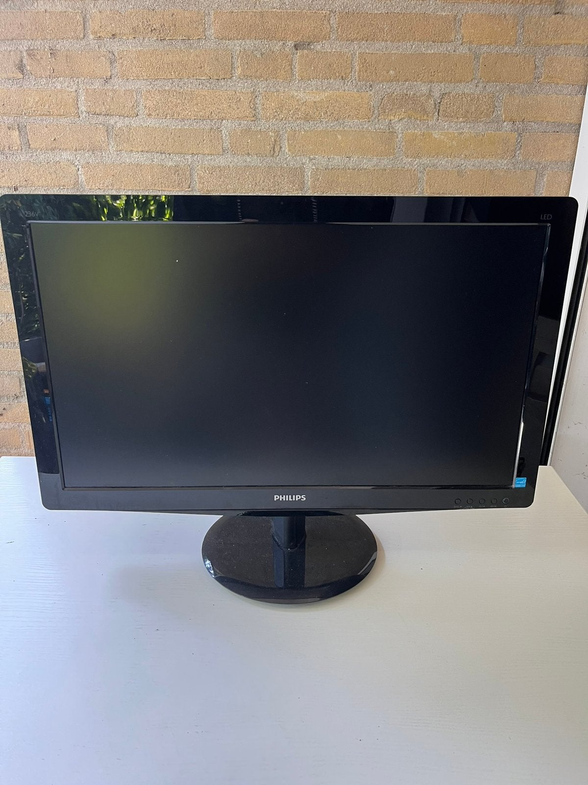 Philips 236V3LSB/00 – 23 inch Full HD LED Monitor, Gebruikt, Kantelbaar, Full HD, Ophalen of Verzenden
