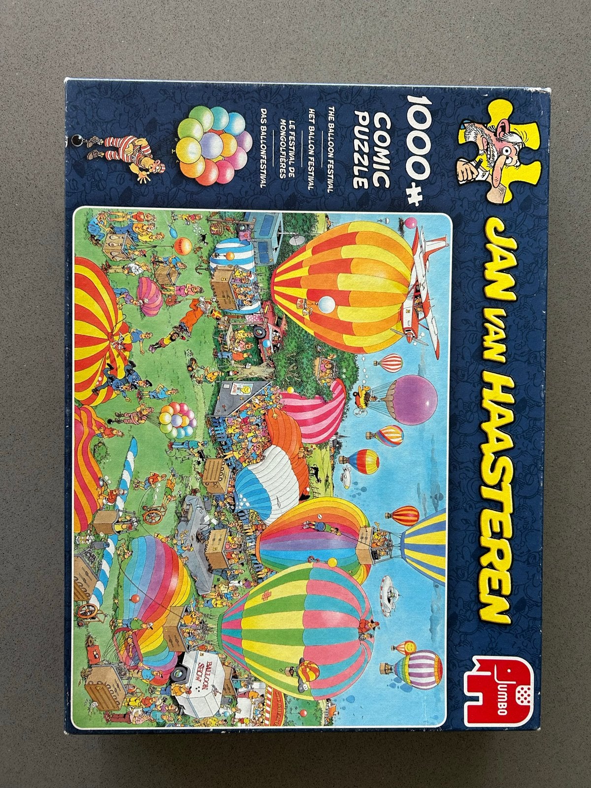 Jan van Haasteren puzzel 1000+ stukjes - mist 1 stukje, Ophalen of Verzenden, Meer dan 1500 stukjes, Gebruikt, Legpuzzel