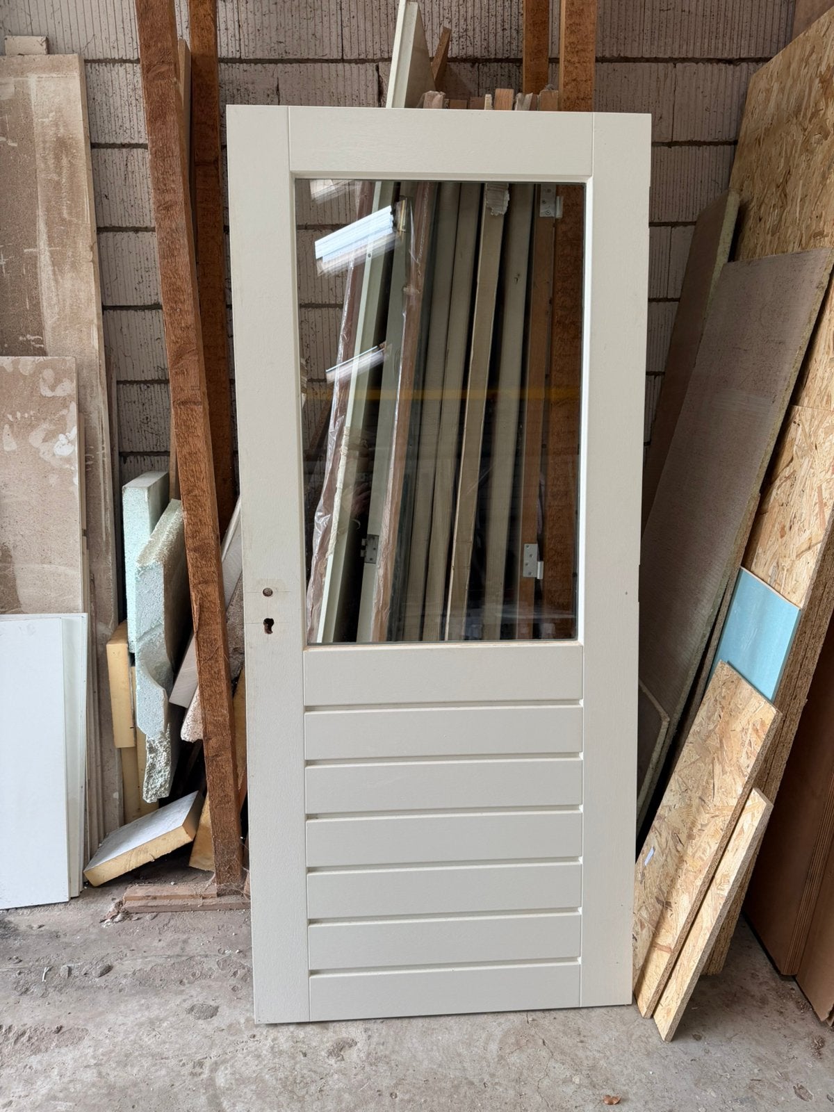 Nieuwe hardhouten buitendeuren., Ophalen of Verzenden, Zo goed als nieuw, Buitendeur, 200 tot 215 cm