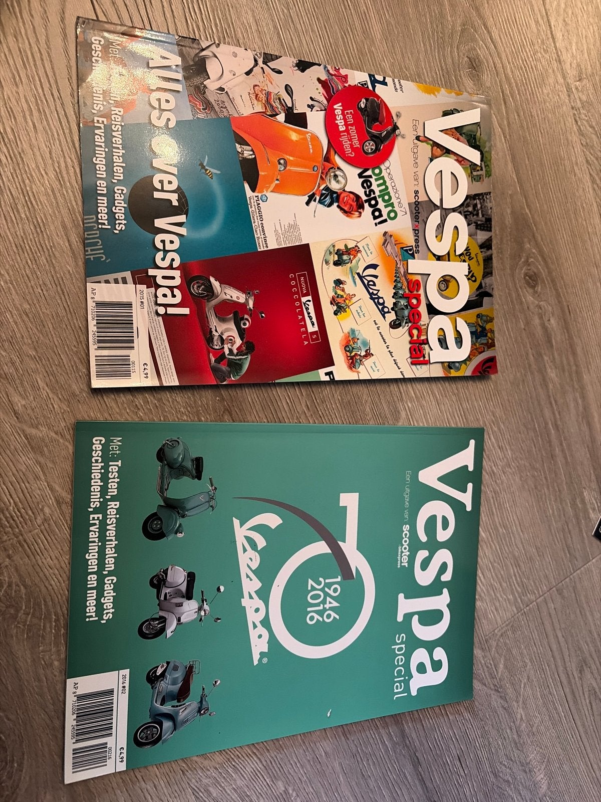 Vespa Special Magazines - 2015 & 2016 Edities, Ophalen of Verzenden, Zo goed als nieuw, Overige typen