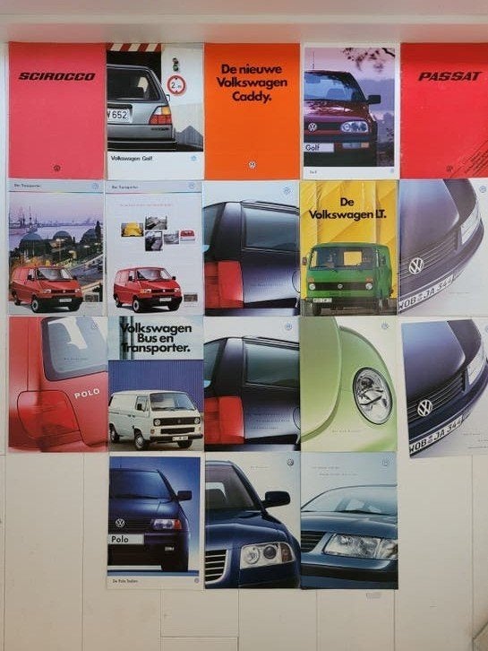 Diverse Volkswagen brochures en folders, Ophalen of Verzenden, Gelezen, Volkswagen, Volkswagen AG