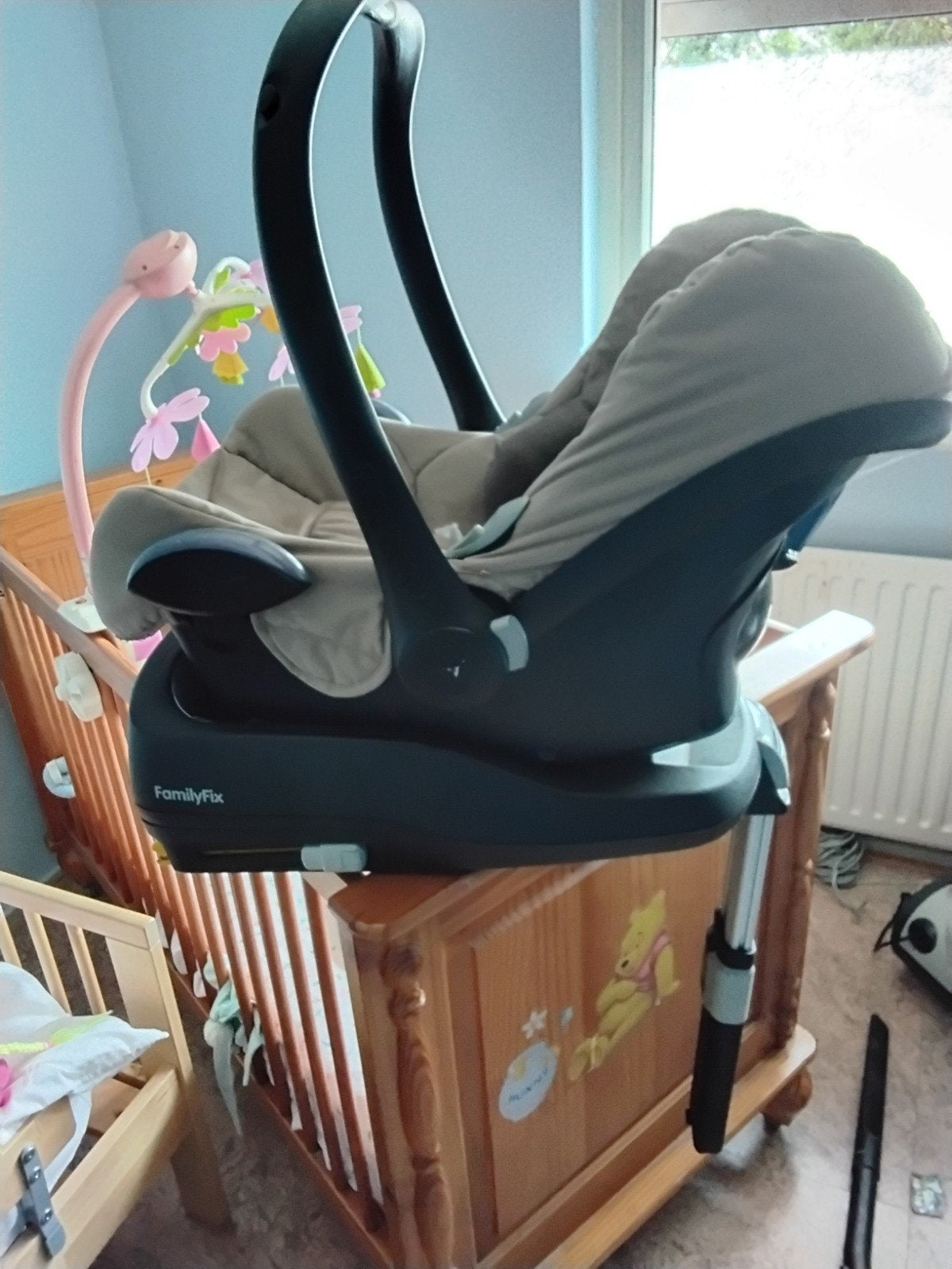 Maxi-Cosi met FamilyFix base, Kinderen en Baby's, Autostoeltjes, Ophalen, Gebruikt, Zijbescherming, Isofix