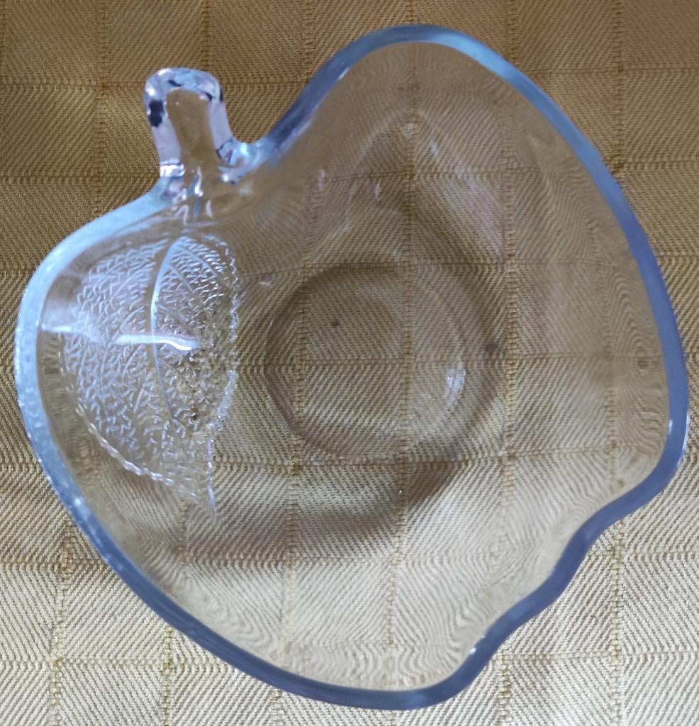 Indonesia: glazen appelschaaltje, Huis en Inrichting, Keuken | Servies, Glas of Glazen, Ophalen of Verzenden, Overige stijlen