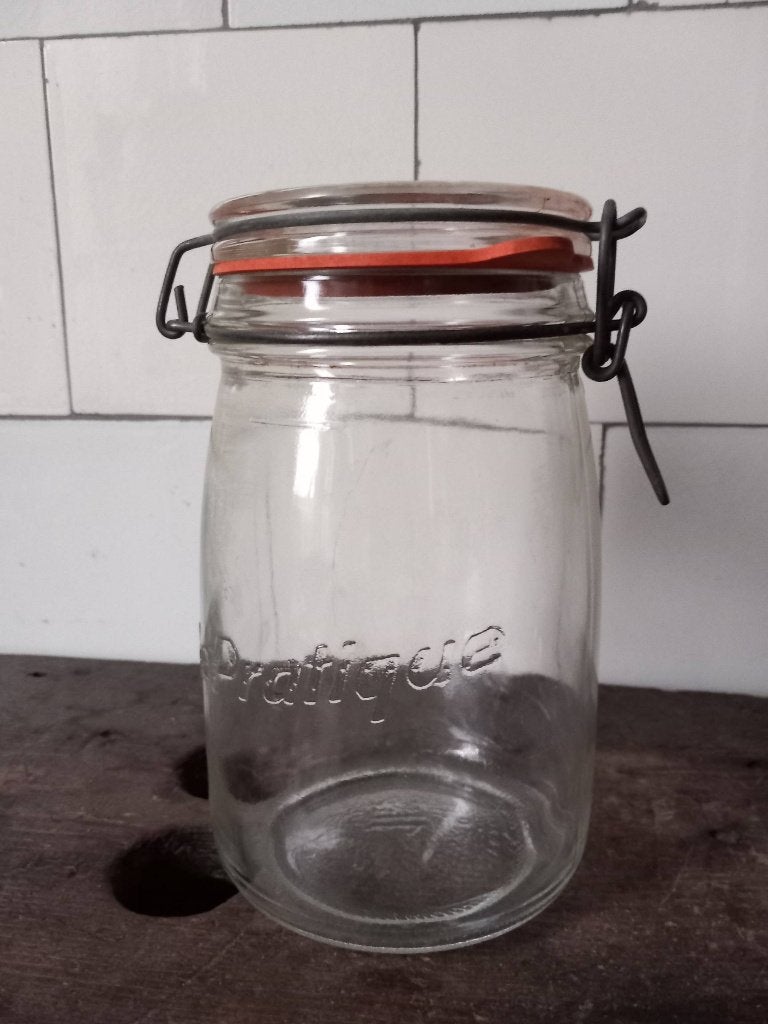 gratis verzenden vintage weckpot voorraadpot Frans Pratique, Verzenden