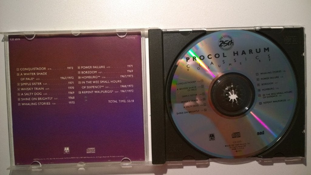 Procol Harum - Classics Volume 17, Ophalen of Verzenden, Zo goed als nieuw, Poprock, Album