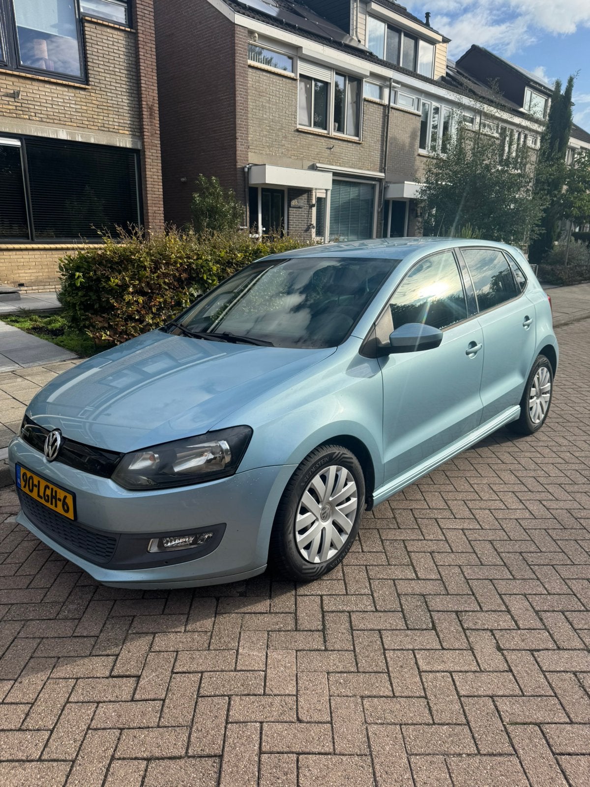 Volkswagen Polo 1.2 TDI 75PK BM 2010 Blauw, Auto's, Voorwielaandrijving, 74 pk, Zwart, 1199 cc