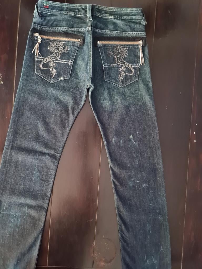 ZGAN CLASSIC DIESEL SLAMMER STRAIGHT FIT JEANS SIZE 31/34!!, Kleding | Heren, Spijkerbroeken en Jeans, Ophalen of Verzenden, Zo goed als nieuw