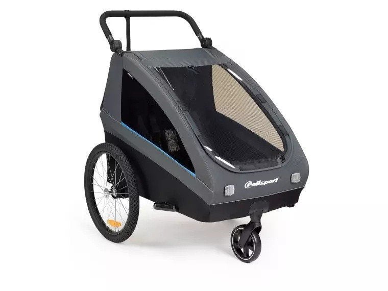 Polisport trailer voor evt. hond, Ophalen, Gebruikt, Hondenfietskar