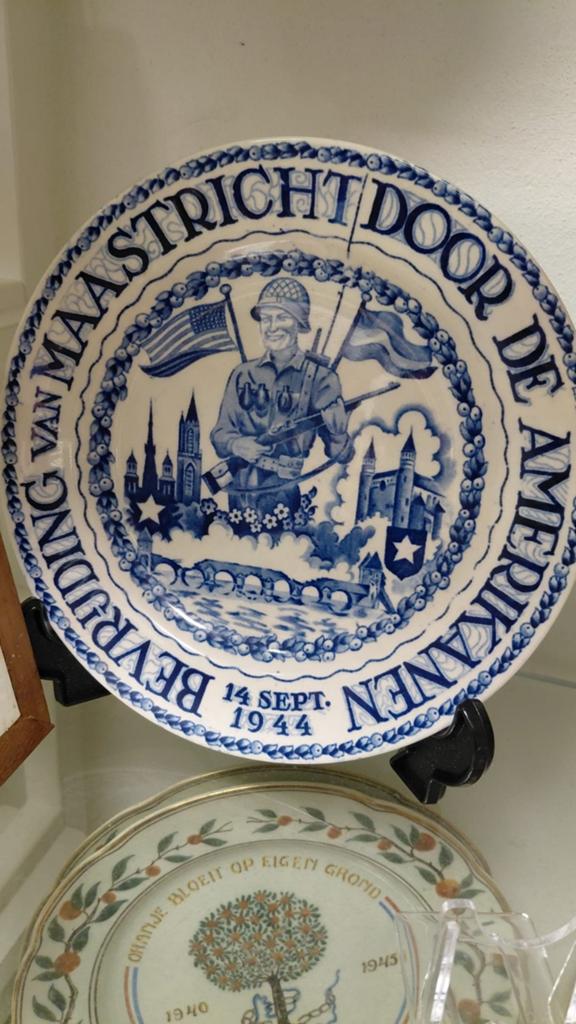 Bevrijdingsbord Maastricht 1944 - Amerikaans thema, Verzamelen, Militaria | Tweede Wereldoorlog, Ophalen of Verzenden, Geen idee