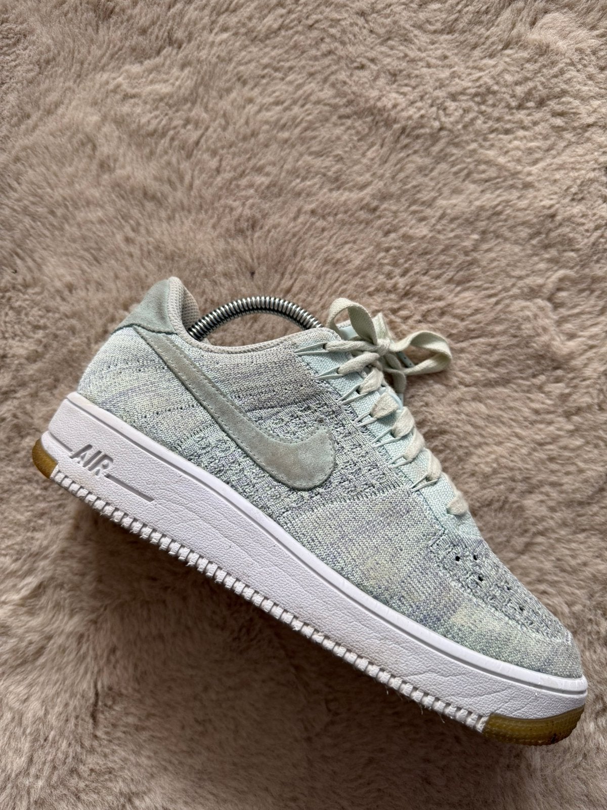 Nike air force one flyknit turqoise 40, Ophalen of Verzenden