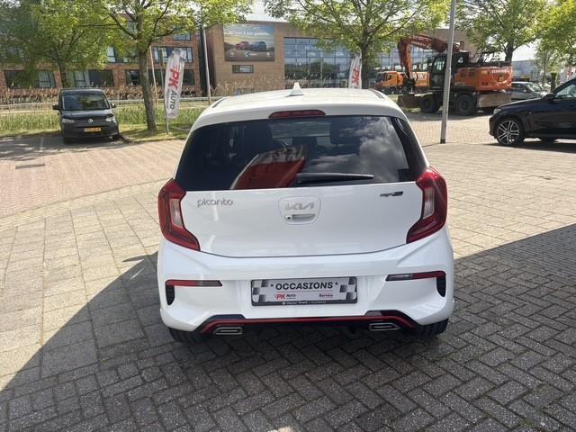 Kia Picanto 1.0 DPi GT-Line | Navi | Camera | Cruise | 34.55, Gebruikt, 4 stoelen, Wit, Leder