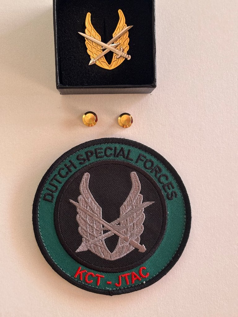 JTAC KCT speld & KCT JTAC Patch no 1, Verzenden, Landmacht, Nederland, Kleding of Schoenen
