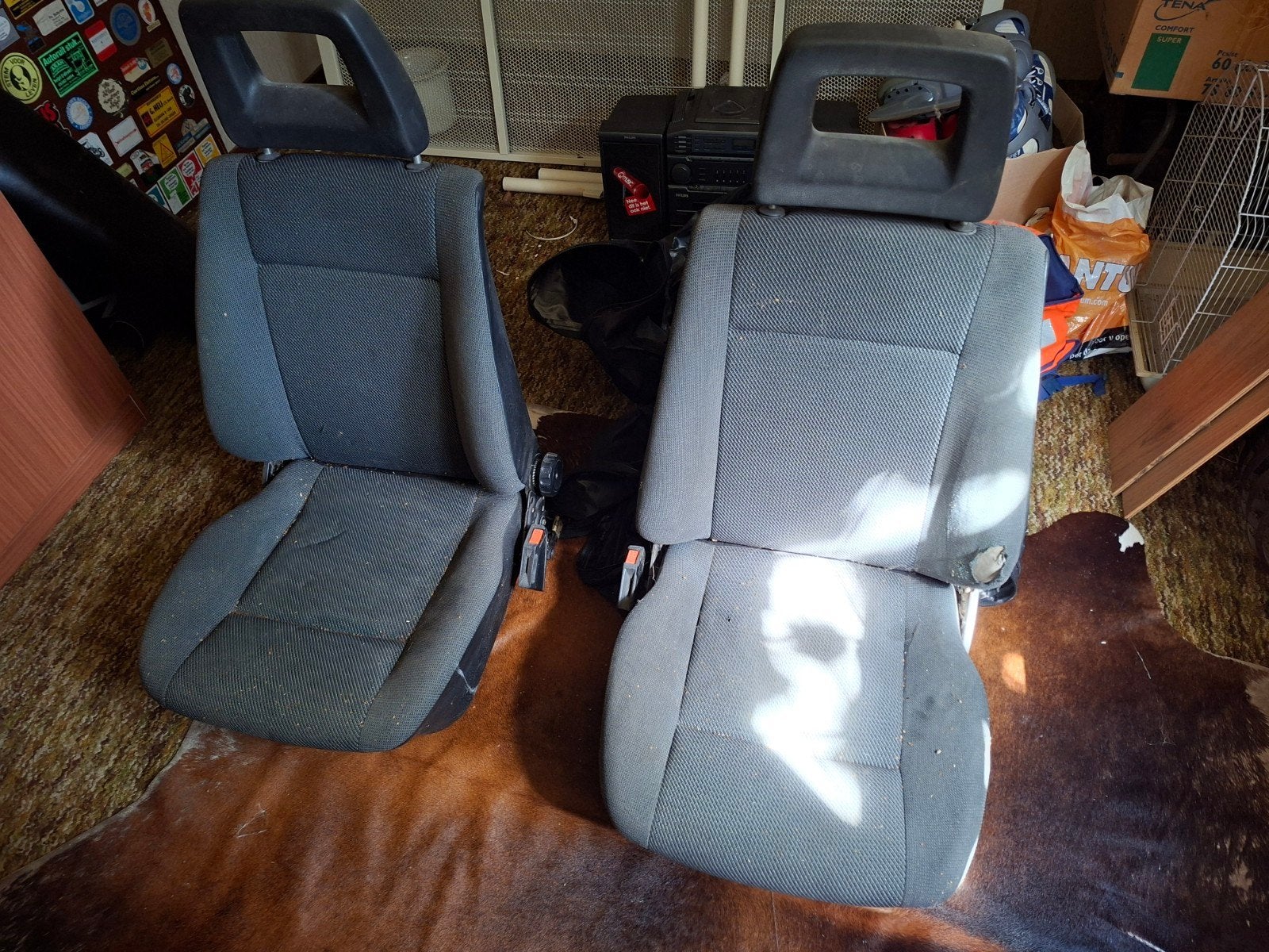 stoelen golf caddy jetta mk1, Auto-onderdelen, Interieur en Bekleding, Ophalen, Gebruikt, Universele onderdelen