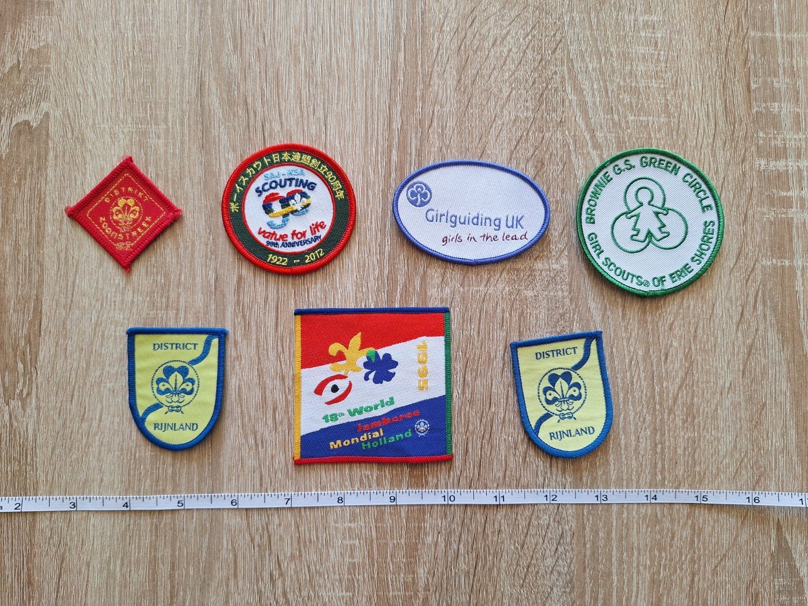 Gratis ophalen: Partij scouting emblemen, Ophalen, Gebruikt, Embleem, Speld of Insigne