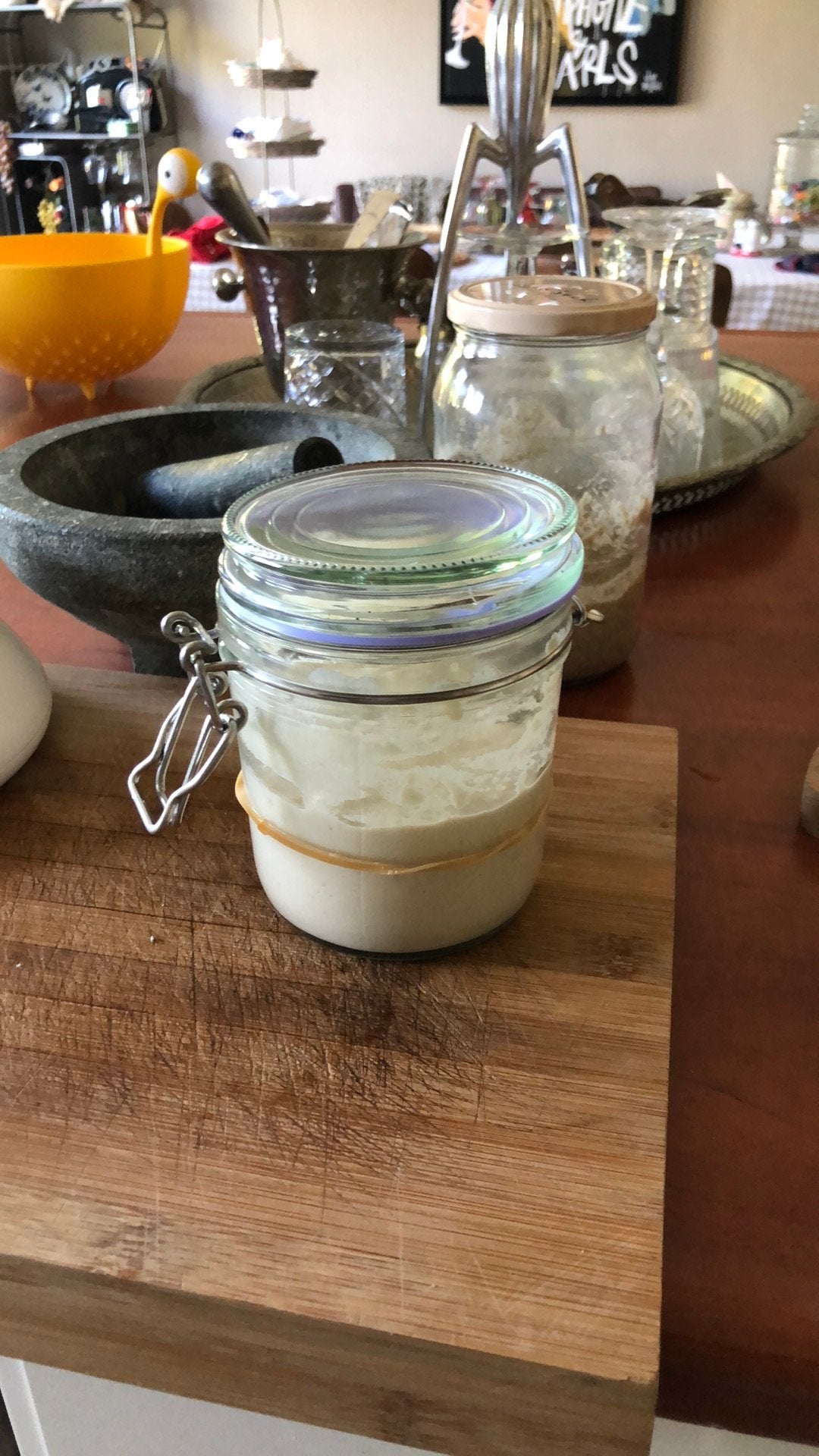 Zuurdesem starter, Huis en Inrichting, Keuken | Potten en Pannen, Ophalen, Zo goed als nieuw, Overige materialen