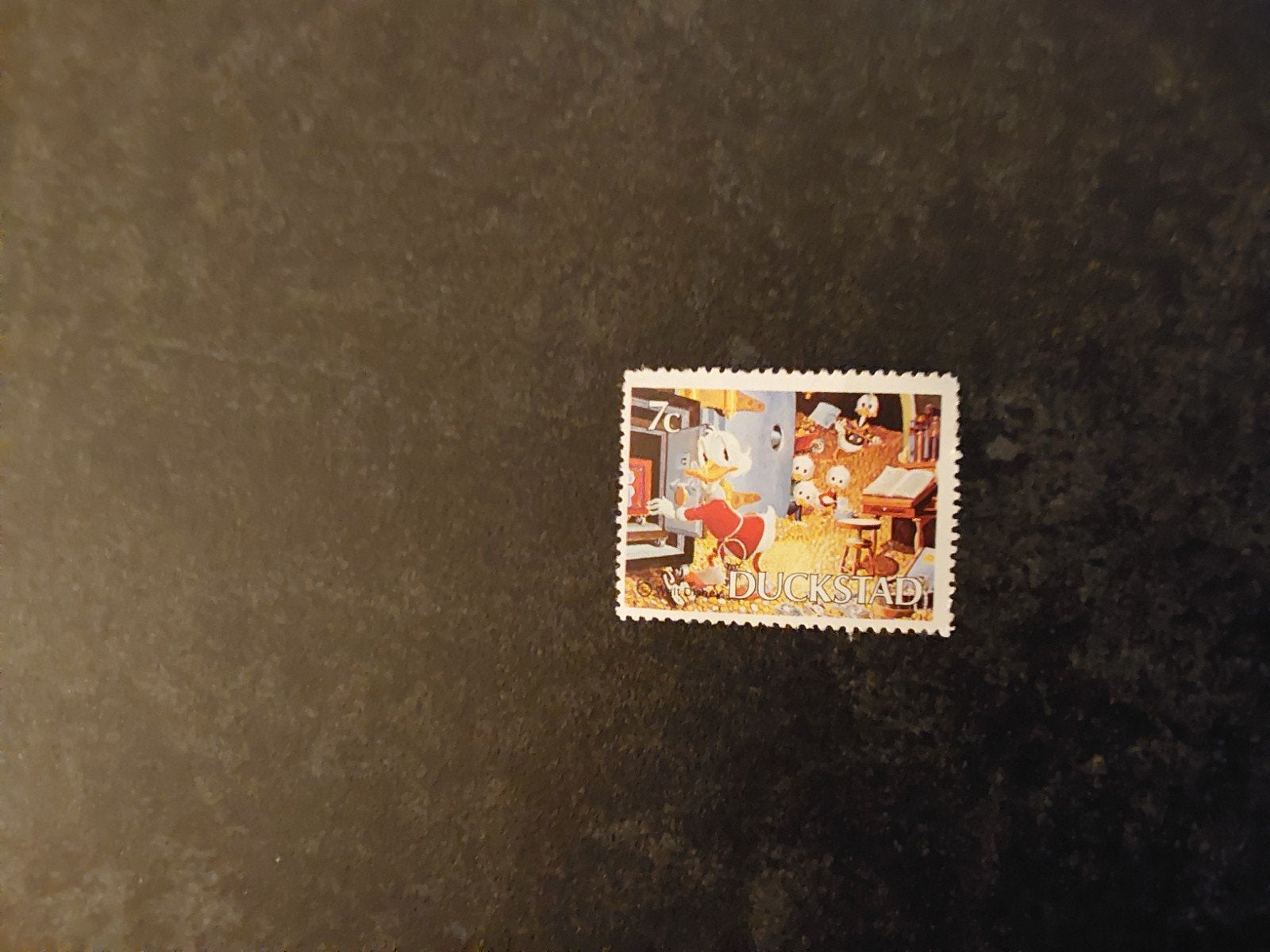 Donald Duck postzegel - Duckstad 7c uit 1986, Verzenden, Overige landen, Postfris