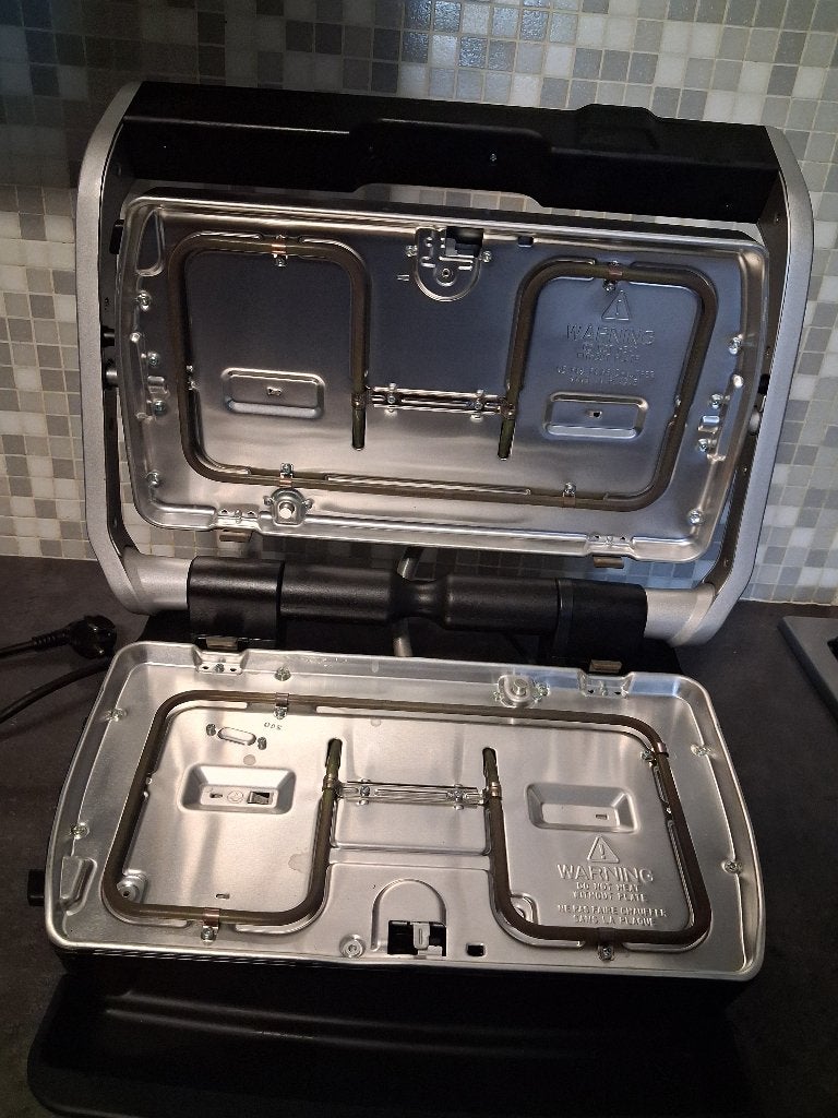 Tefal OptiGrill Elite XL, Witgoed en Apparatuur, Ophalen, Uitneembare platen, Zo goed als nieuw