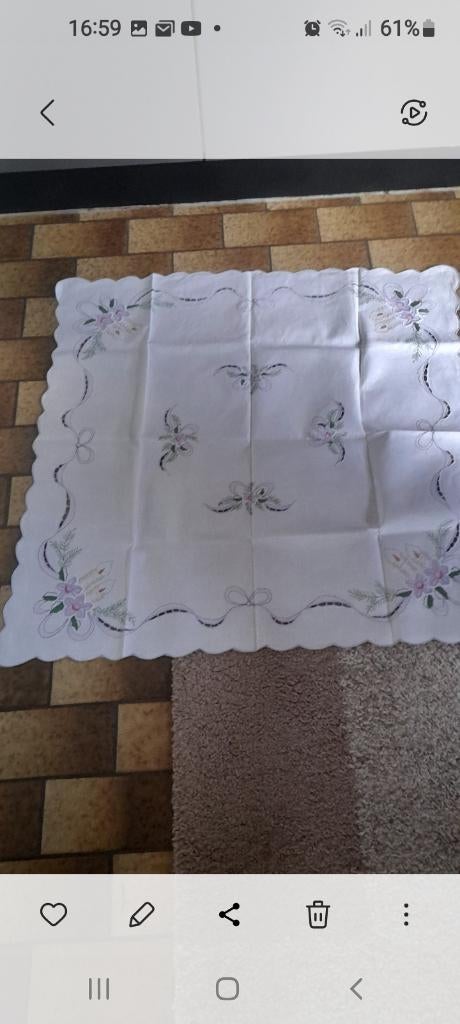 tafel laken voor kerst 2 stuks, Diversen, Kerst, Ophalen of Verzenden, Zo goed als nieuw