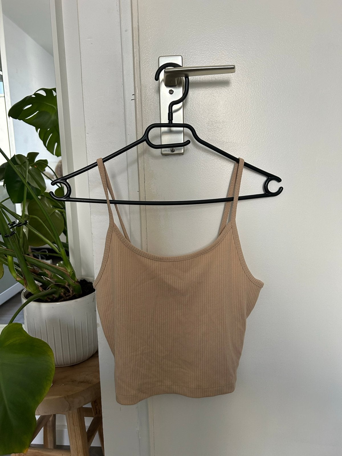 New yorker beige ribgebreide crop top nieuw, Maat 38/40 (M), Beige, Nieuw, Ophalen of Verzenden