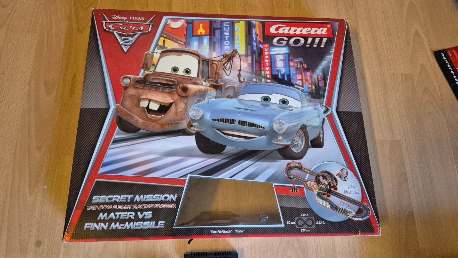 Carrera GO!!! Cars Racebaan - Mater vs Finn McMissile, Ophalen of Verzenden