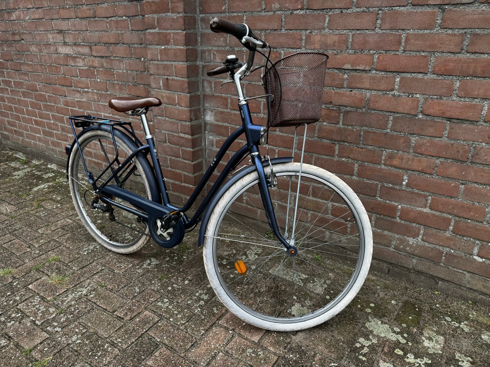 Stadtfiets btwin elops (refurbished), Gebruikt, Velgrem, Versnellingen, 50 tot 53 cm