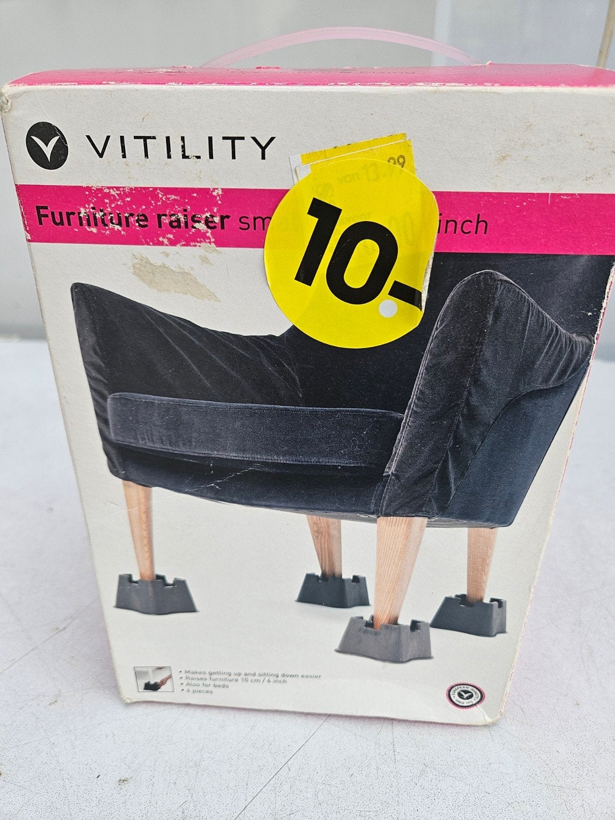 Stoelpoot verhogers - Vitility Furniture Raiser, Ophalen of Verzenden, Nieuw