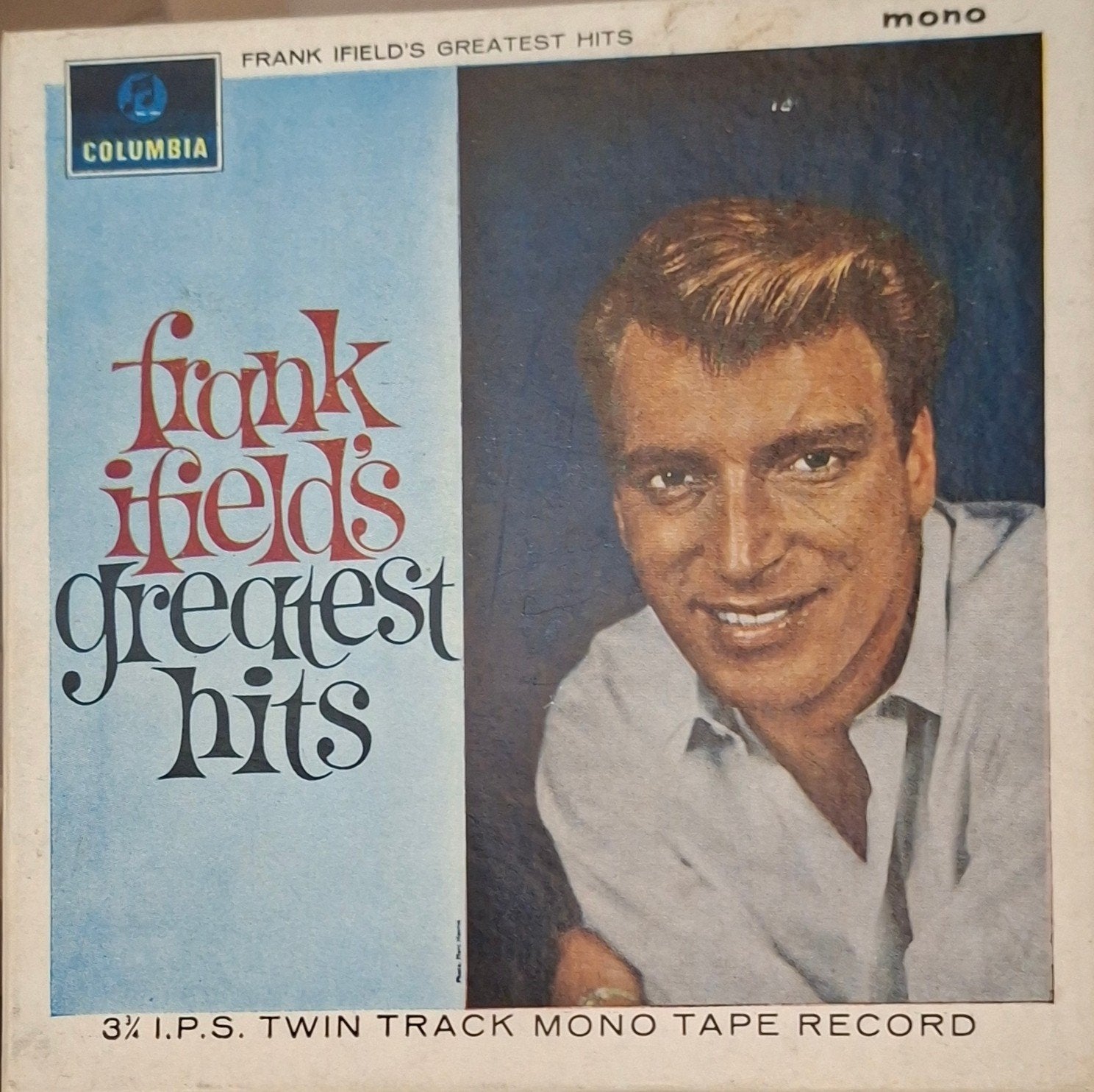 Vintage bandrecorder band - Frank Ifield's Greatest Hits, Ophalen of Verzenden, Bandrecorder, Met banden