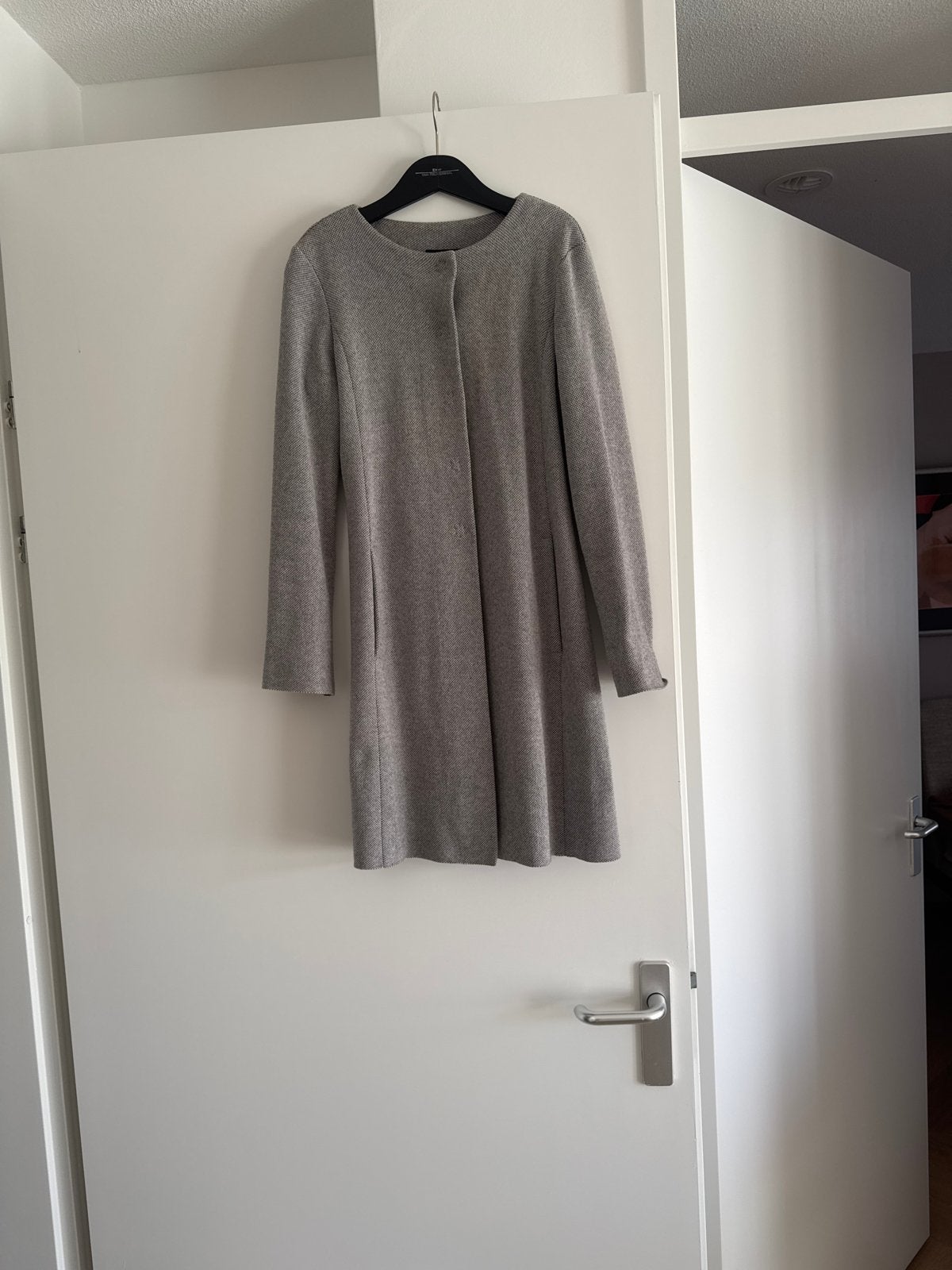 Anneclaire grijs gemêleerd vest wol/cashmere mt 36/38, Pauw, Ophalen, Zo goed als nieuw, Maat 36 (S), Grijs