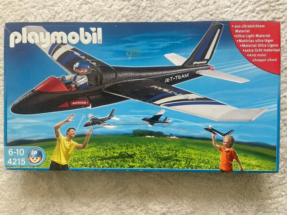 Playmobil Jet-Team Vliegtuig - Ultralicht Materiaal, Kinderen en Baby's, Speelgoed | Playmobil, Ophalen of Verzenden, Nieuw
