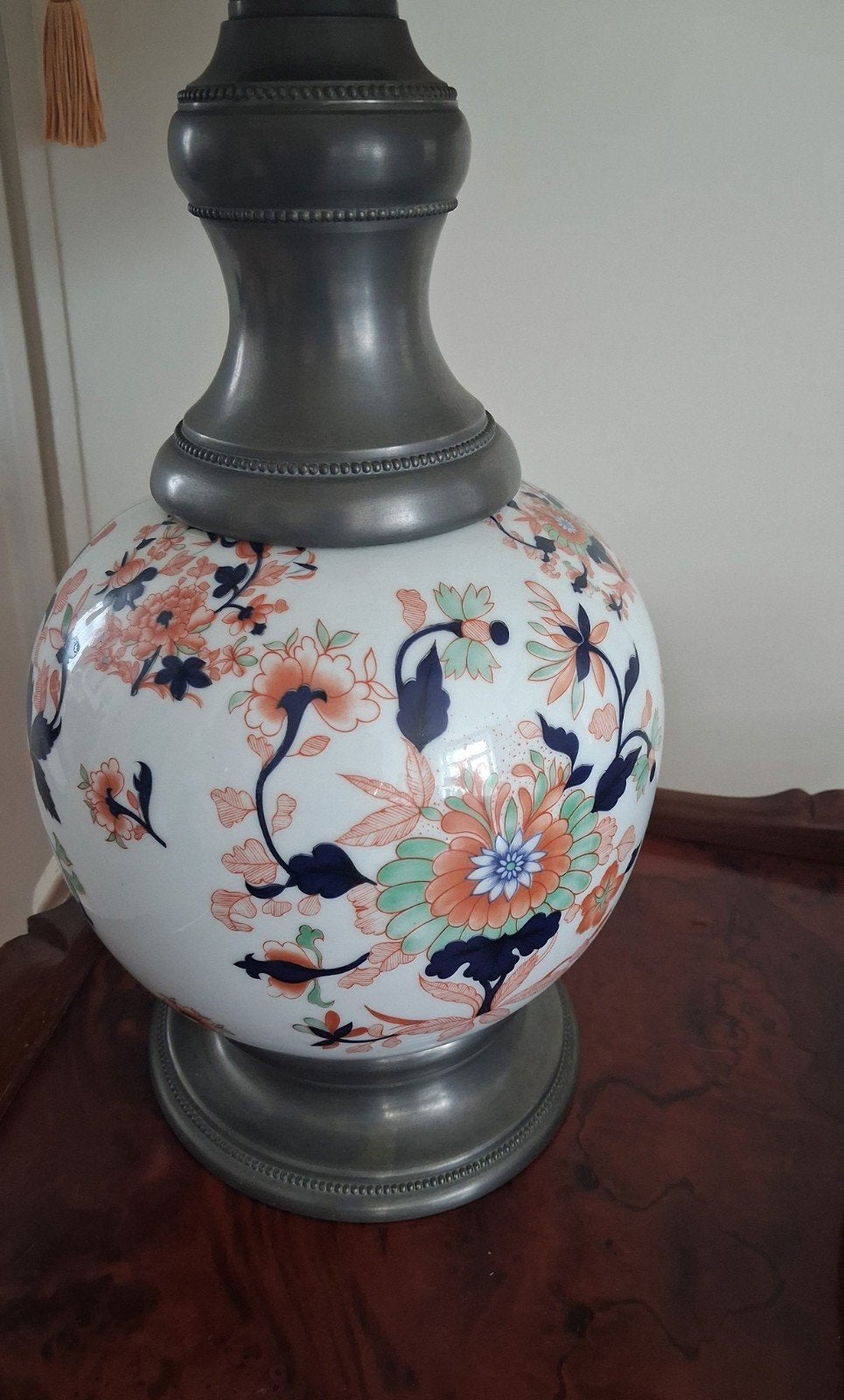 Vintage Limoges Porseleinen Tafellamp – Ulysse pour Chanill, Ophalen of Verzenden