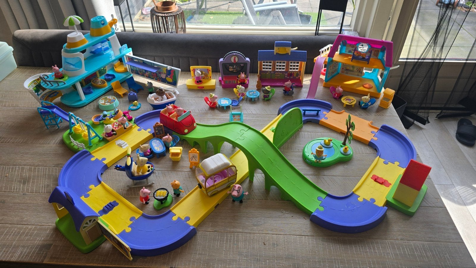 Grote Peppa Pig speelgoedcollectie met huis en meer!, Kinderen en Baby's, Ophalen, Gebruikt, Jongen of Meisje