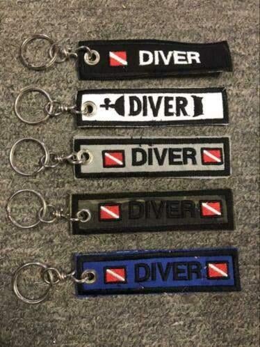 Sleutelhanger duiken Diver diverse soorten, Watersport en Boten, Duiken, https://www.kanoenduiksport.nl/contact/contact/, Overige typen