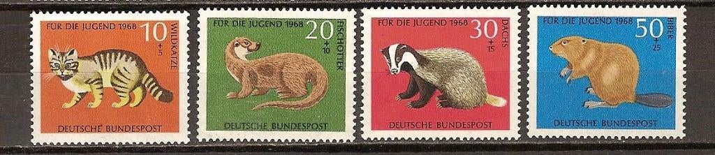BRD 549-552 postfris, Ophalen of Verzenden, BRD, Postfris