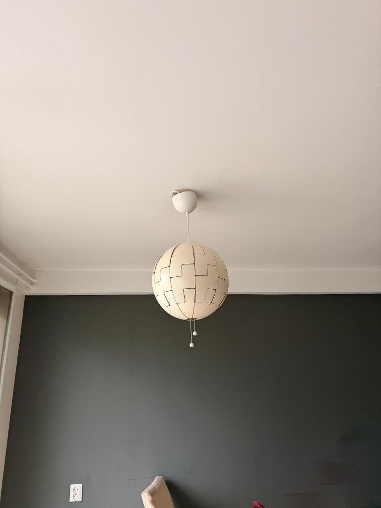 IKEA PS 2014 hanglamp, wit, 35 cm, Ophalen, Zo goed als nieuw