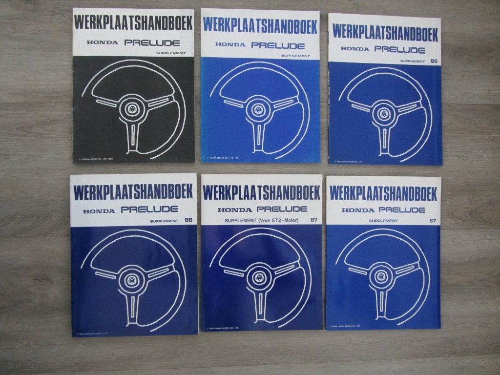 Honda Prelude Werkplaatshandboeken, Ophalen of Verzenden, Zo goed als nieuw, Honda, Honda